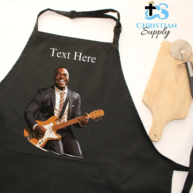 Stylish Guitar Player Apron