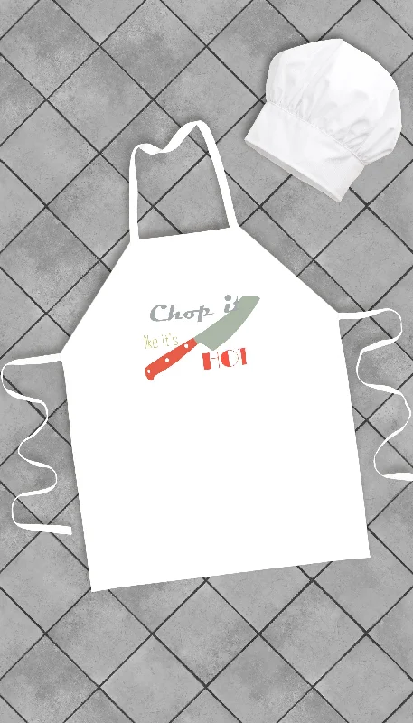 Chop It Like It's Hot Funny Kitchen Apron