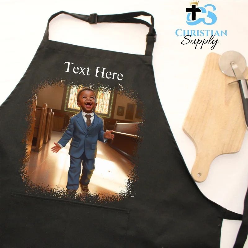 Church Kid Toddler Boy Apron