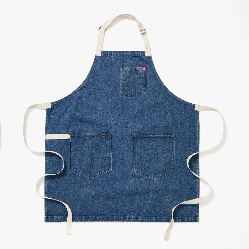 Georgia Blue Denim Apron - Essential