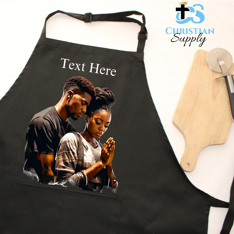 Praying Couple Apron