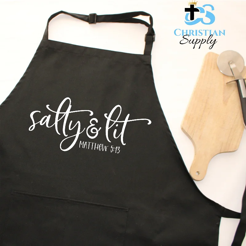 Salty & Lit Matthew 5:13 Apron