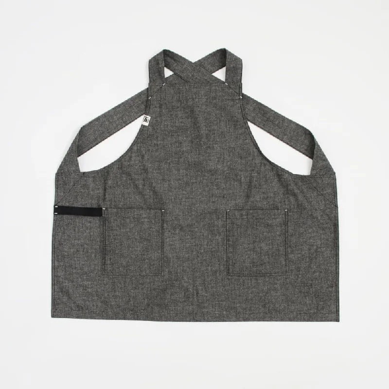 Black Salt Chambray Smock