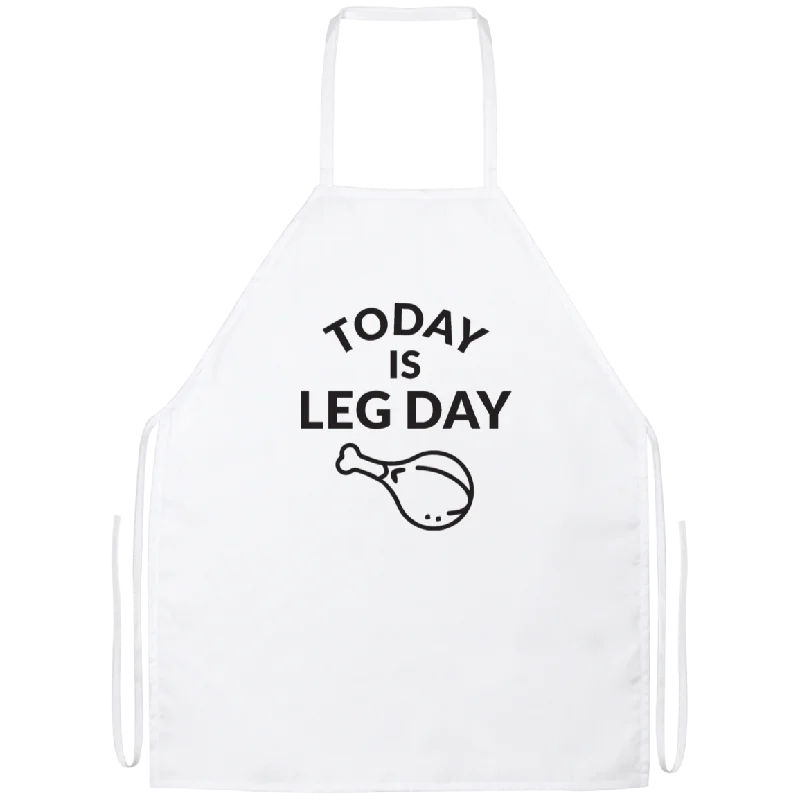 Today Is Leg Day Apron