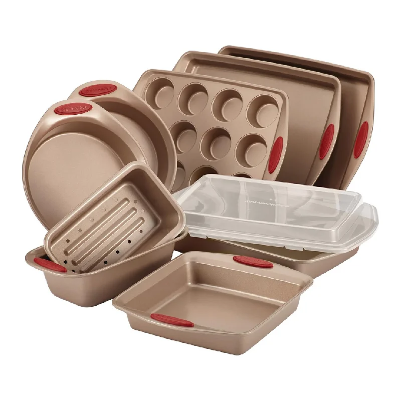 10-Piece Rachael Ray Cucina Nonstick Bakeware Set