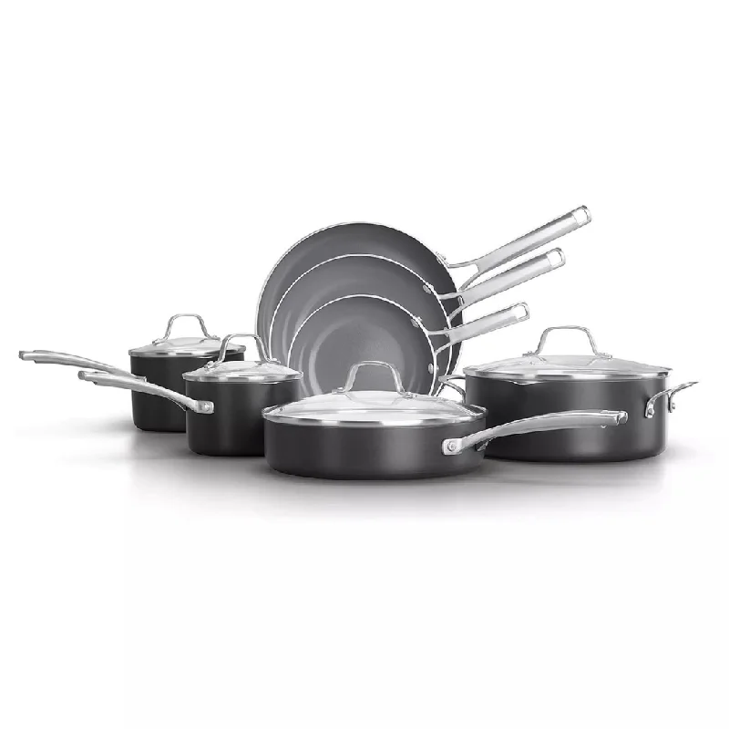 11-Piece Calphalon Cookware Pots & Pans Set + $39 Kohls Rewards