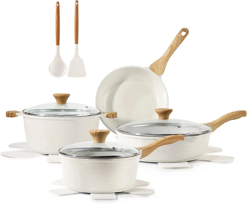 13-Piece Sensarte Nonstick Ceramic Cookware Set