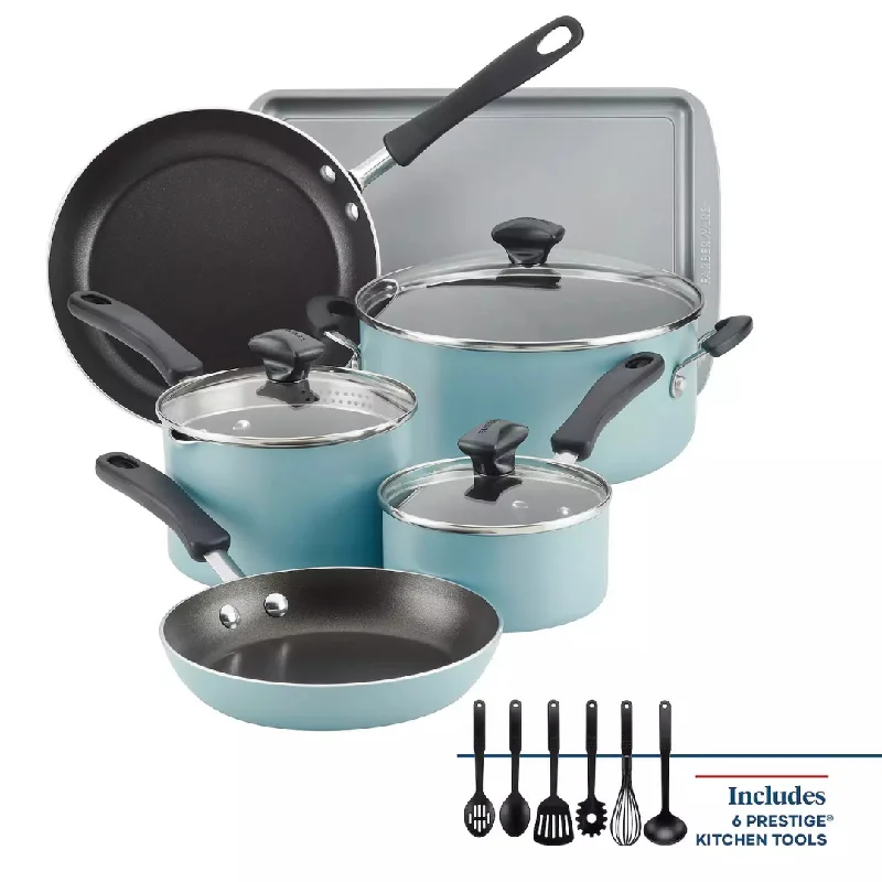 15-Piece Farberware Cookstart Nonstick Cookware Set