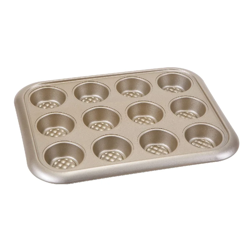 Aurelia Non-stick 12-Cup Carbon Steel Cookie Sheet, Gold