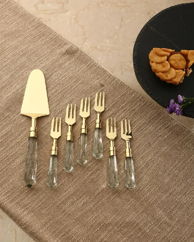 Cake Server With Forks Set