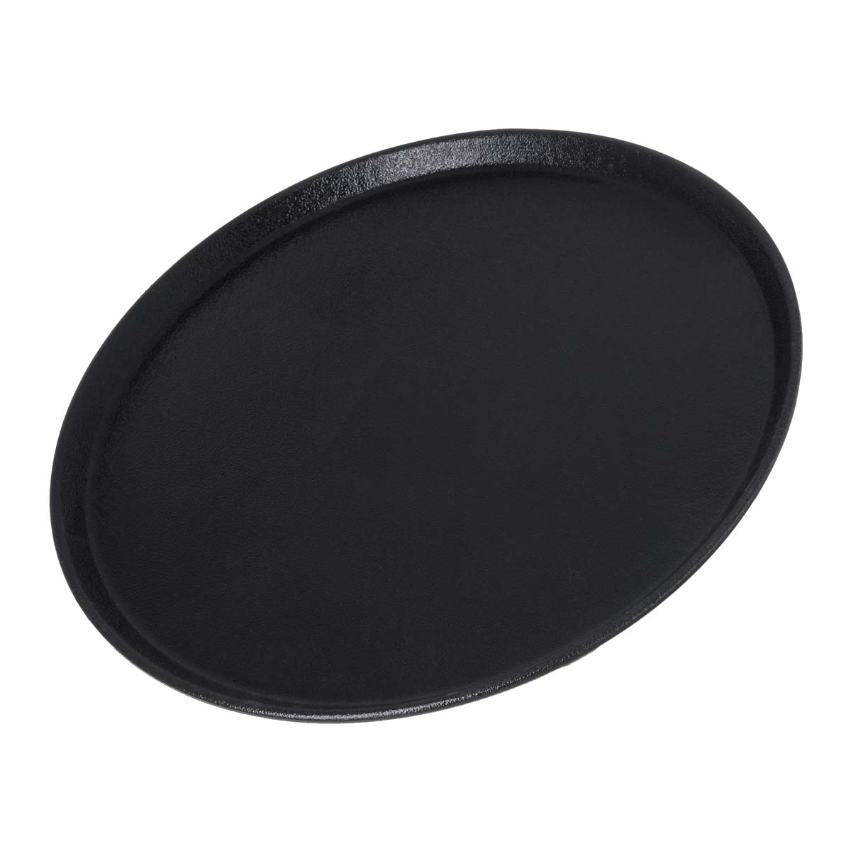 Carlisle 1600GR2TRI004 Griptite 2 Round Tray, Black, 16"