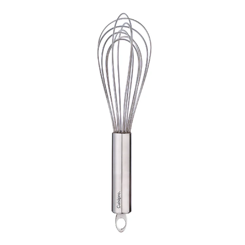 Cuisipro 10 Inch Silicone Balloon Whisk, Frosted