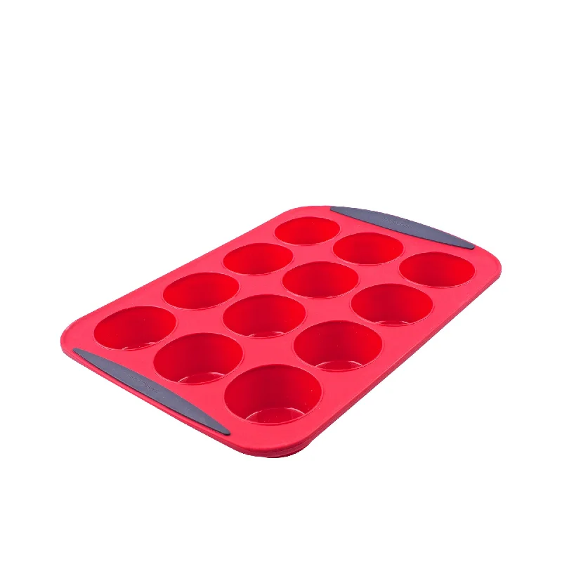 Daily Bake Silicone Bakeware Muffin Pan 12 Cup