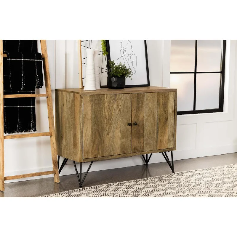 Eileen Rectangular 2-door Accent Cabinet Natural