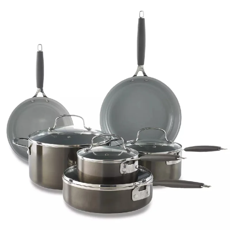 Food Network 10-pc. Nonstick Ceramic Cookware Set + $10 Kohls Cash