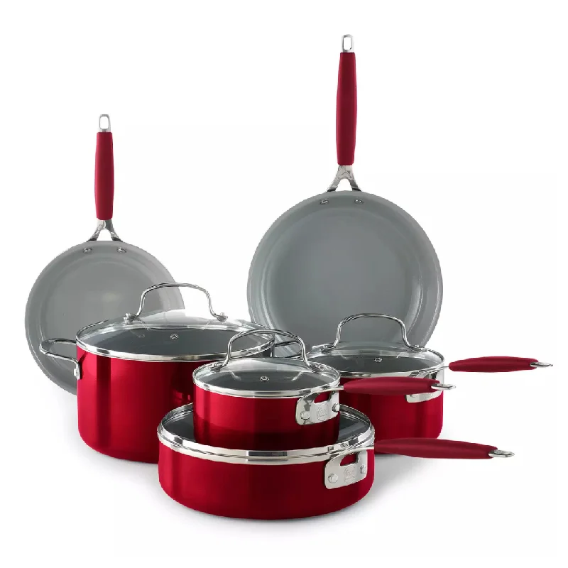 Food Network 10-Pc. Nonstick Ceramic Cookware Set + $10 Kohls Cash