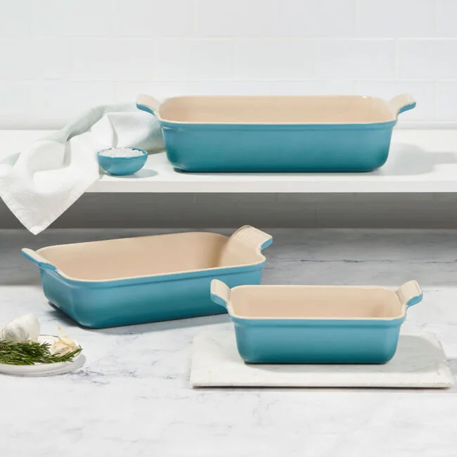 Le Creuset Heritage Set of 3 Rectangular Dishes