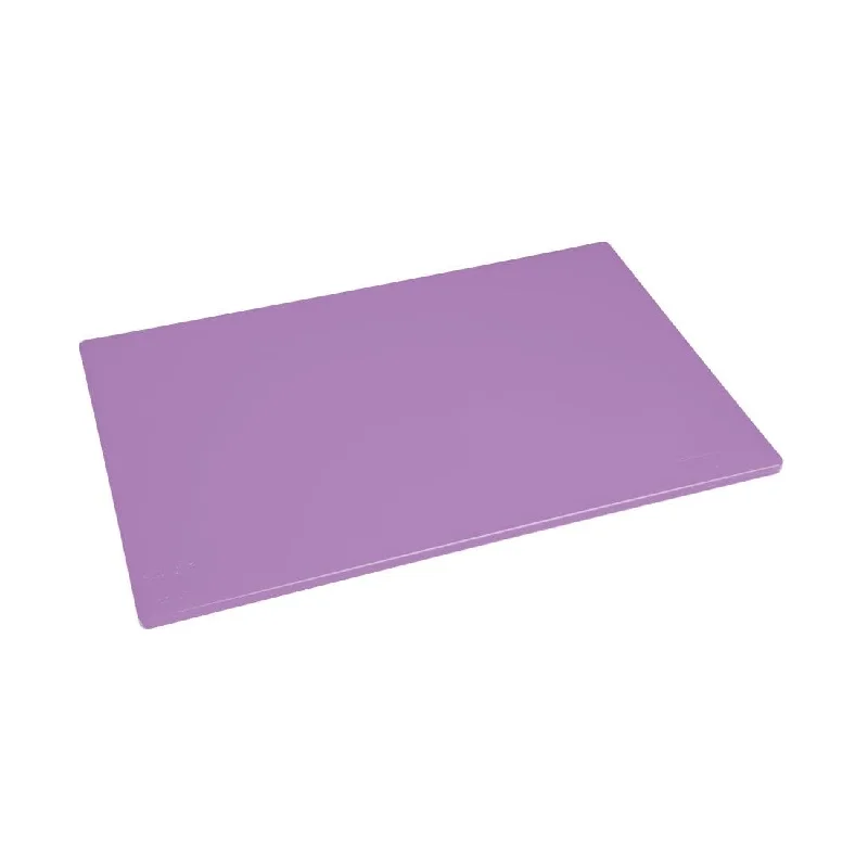 Hygiplas Anti-bacterial Low Density Chopping Board Purple - 450x300x10mm