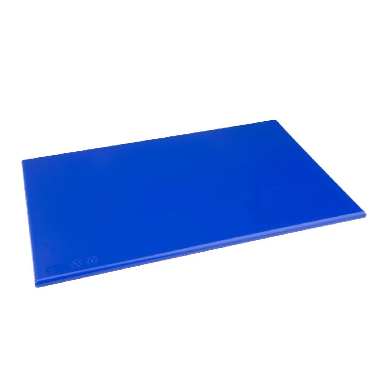 Hygiplas Antibacterial High Density Chopping Board Blue - 455x305x12mm