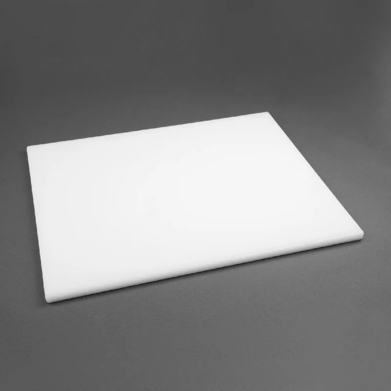 Hygiplas Extra Thick Low Density Chopping Board White - 600x450x20mm