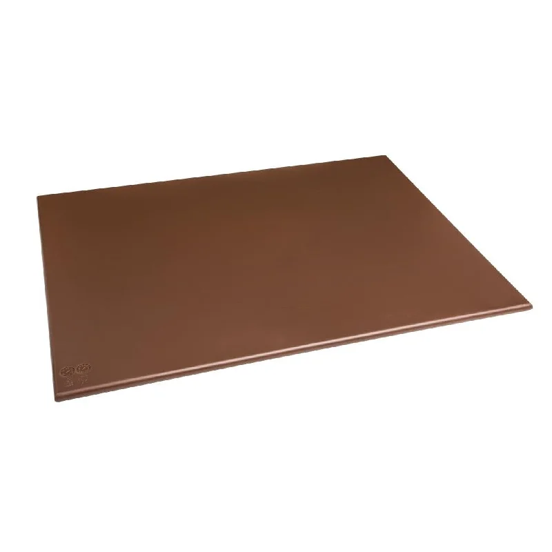 Hygiplas High Density Chopping Board Brown - 600x450x12mm