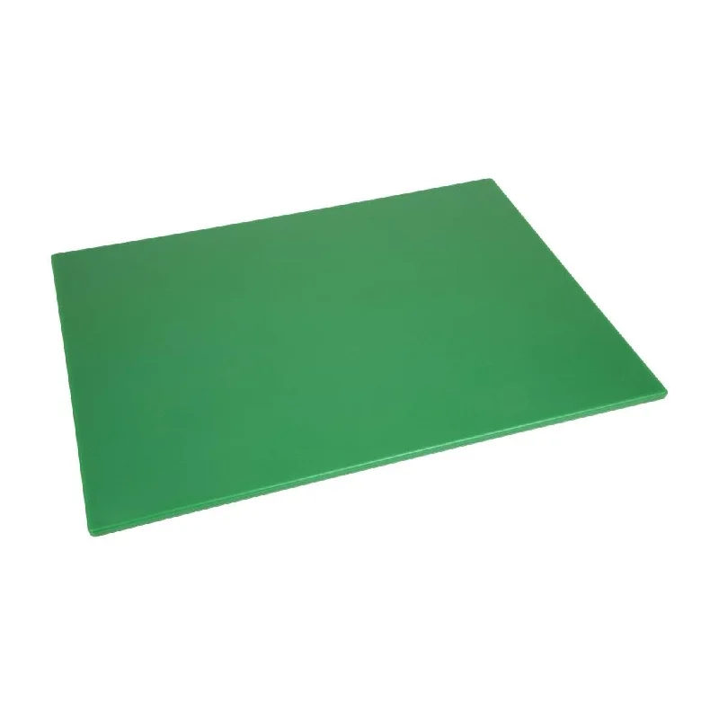 Hygiplas Low Density Chopping Board Green - 600x450x10mm