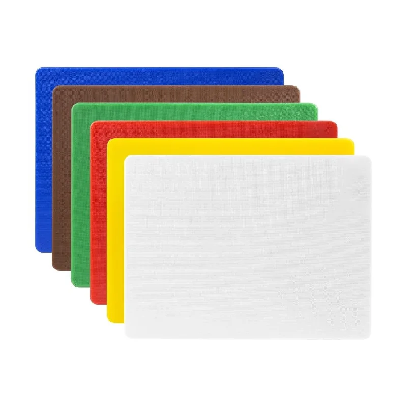 Hygiplas Low Density Pack of 6 Chopping Boards - 300x225xx10mm