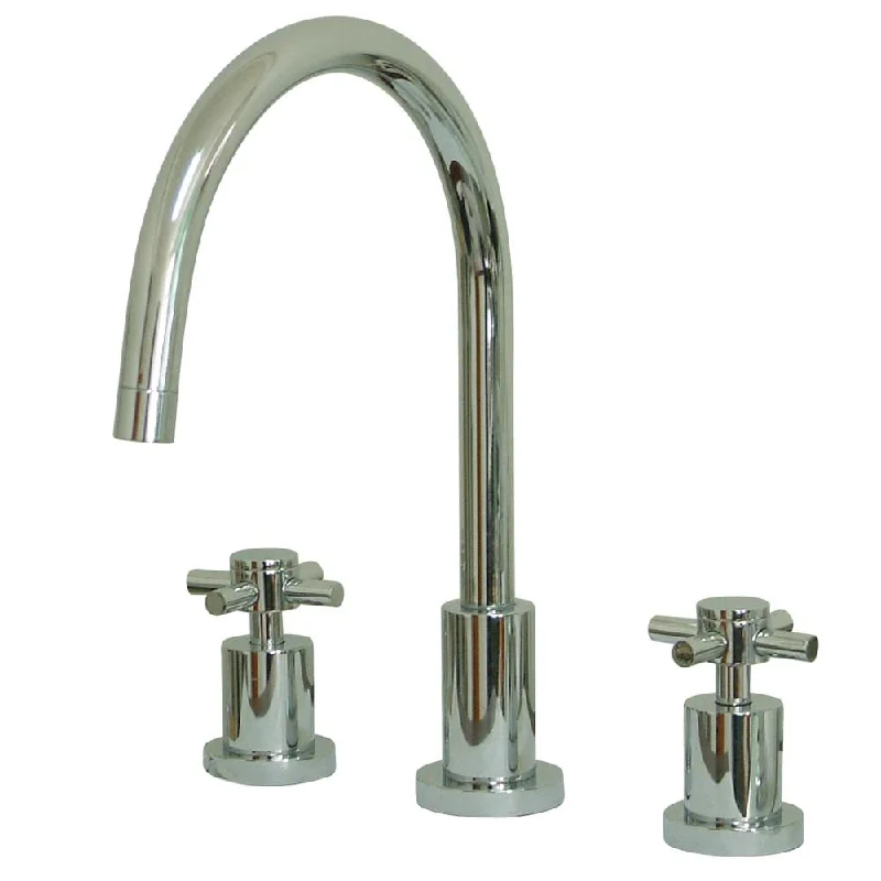 Kingston Brass Concord Chrome Two Handle Widespread Kitchen Faucet KS8721DXLS