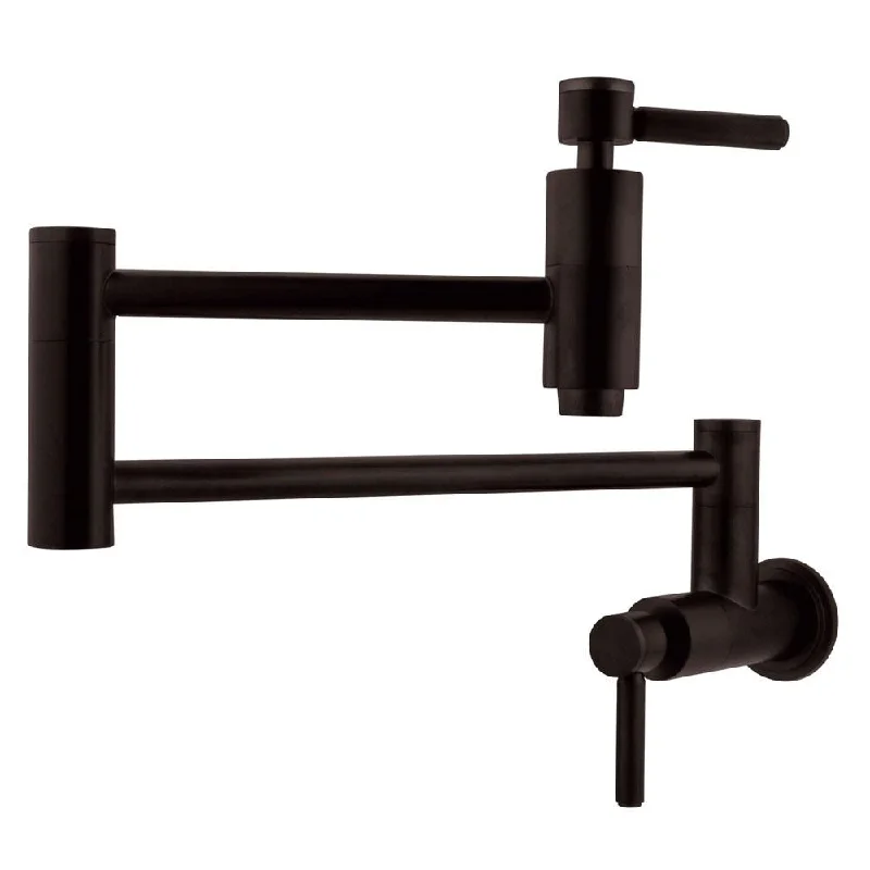 Kingston Brass Concord Oil Rubbed Bronze Wall-Mount Pot Filler Faucet KS8105DL