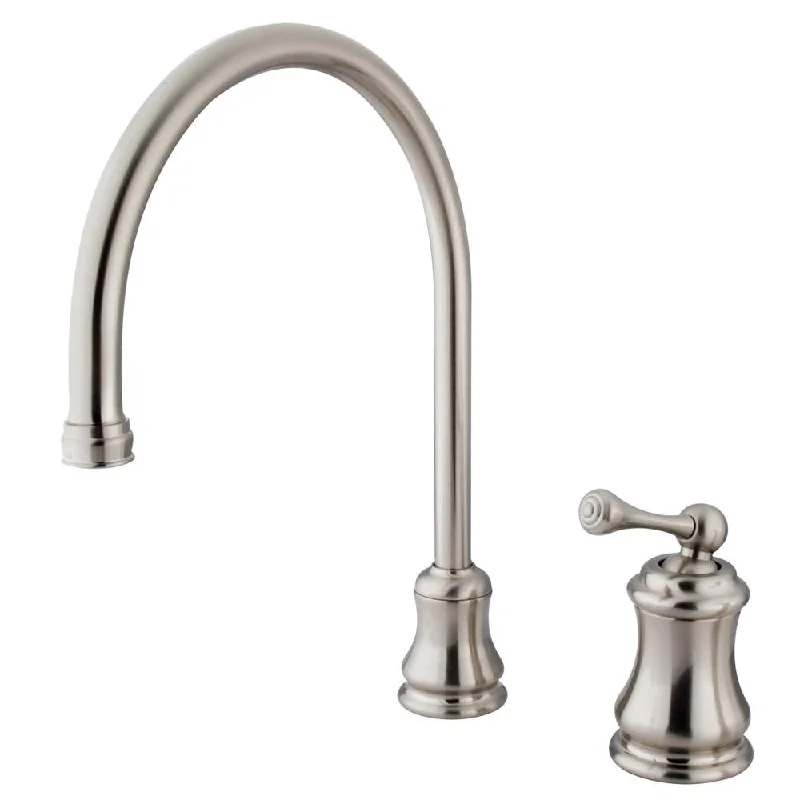 Kingston Satin Nickel Single Handle Widespread Kitchen Faucet KS3818BLLS