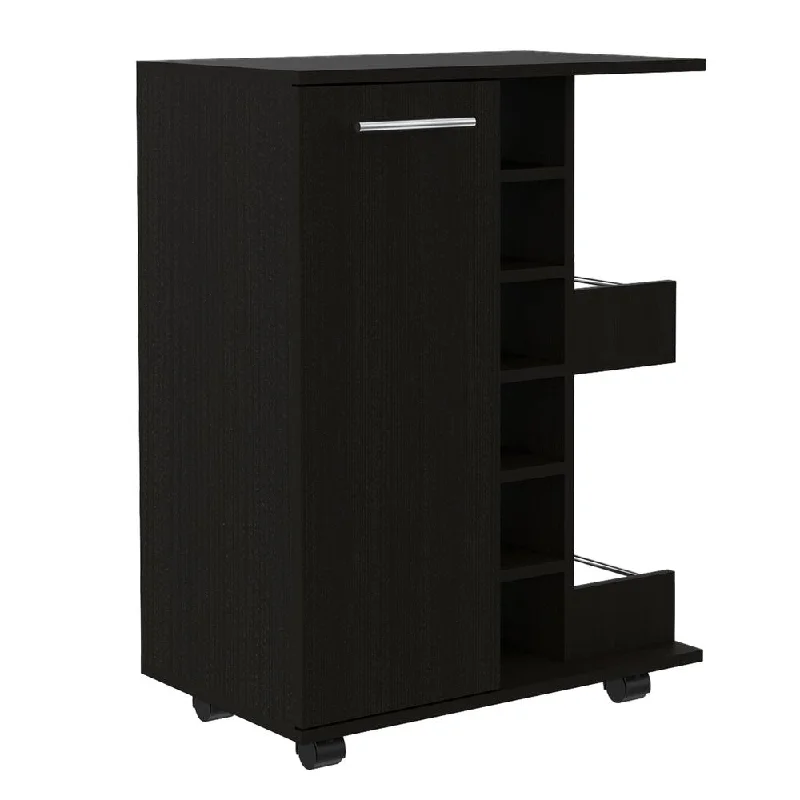 Magda Bar Cart Black Wengue