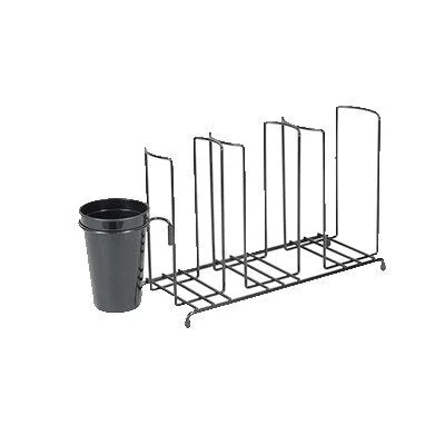 San Jamar 3 Stack Horizontal Cup & Lid Wire Organizer