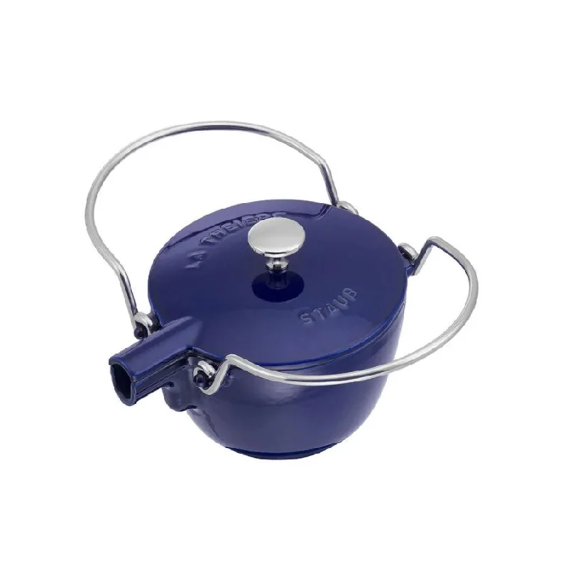 Staub Specialities 1.1 Litre Tea Pot, Dark Blue