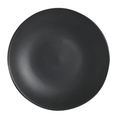 Steelite Anfora 10.75" Coupe Plate, Black 12 /Case