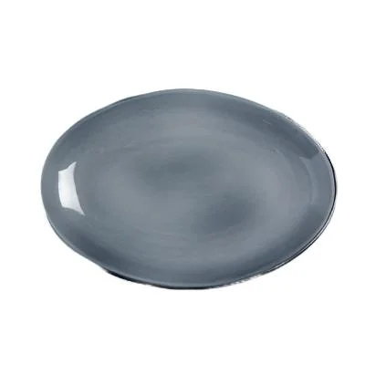 Steelite Anfora 8" x 6" Oval Platter, Denali Gray 24 /Case