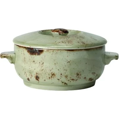 Steelite Craft 15 Oz Soup Bowl Base, Green 6 /Case