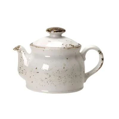 Steelite Craft 15 Oz Teapot with Lid, White, 6 /Case