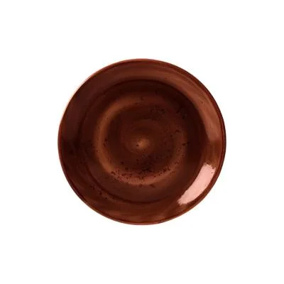 Steelite Craft 8" Coupe Plate, Terracotta 24 /Case