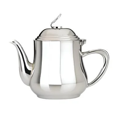 Steelite Eminence 21.5 Oz Tea Pot with Lid, Stainless Steel