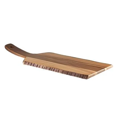 Steelite Rustic 20" x 8" Acacia Serving Board with Handle, 6 /Case