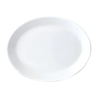 Steelite Simplicity 10" Oval Plate, White 12 /Case