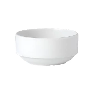 Steelite Simplicity 10 Oz Unhandled Stackable Soup Cup, White 36 /Case