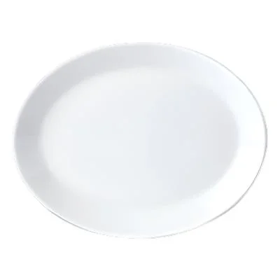 Steelite Simplicity 11" Oval Plate, White 12 /Case