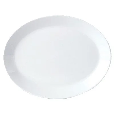 Steelite Simplicity 13.5" Oval Plate, White 12 /Case