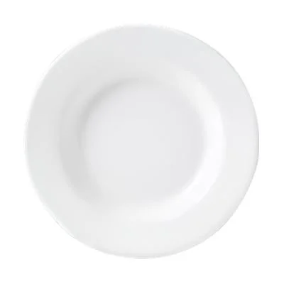 Steelite Simplicity 16.1 Oz Harmony Soup / Pasta Plate, White 24 /Case