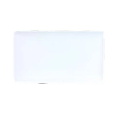 Steelite Taste 13" x 7.5" Rectangle Platter, White 6 /Case