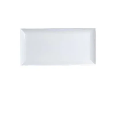 Steelite Varick 11" x 7" Rectangle Plate, White 12 /Case