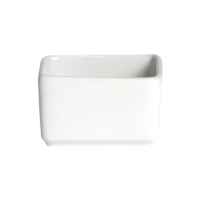 Steelite Varick 2.25 Oz Square Ramekin, White 36 /Case