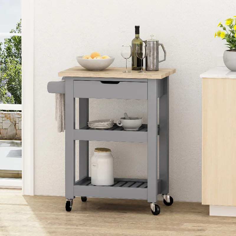 Streamdale Contemporary Kitchen Cart for Organized Living