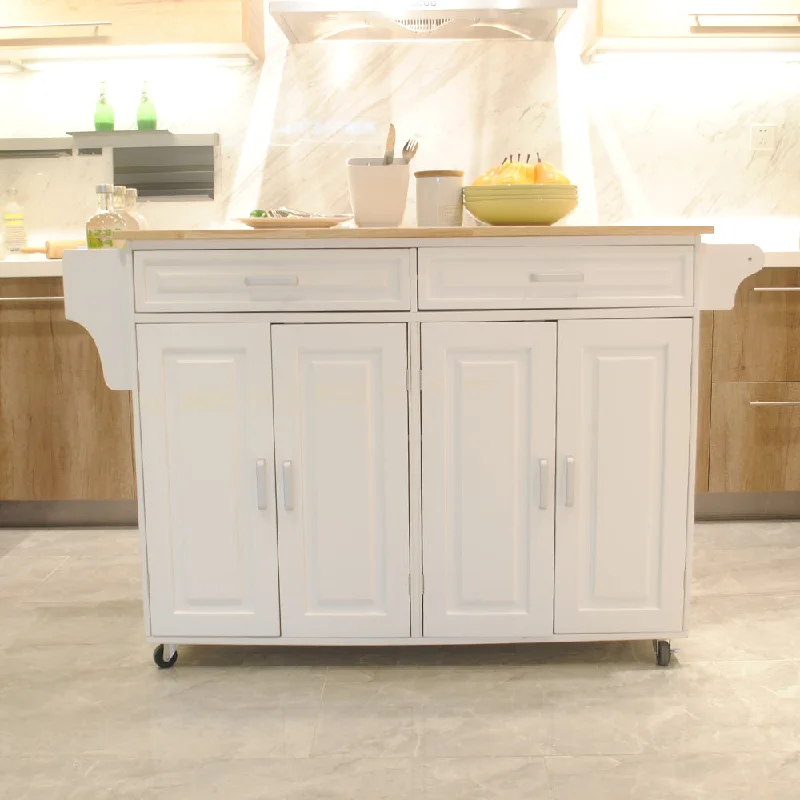 Streamdale Mobile Kitchen Island with Luxury Design